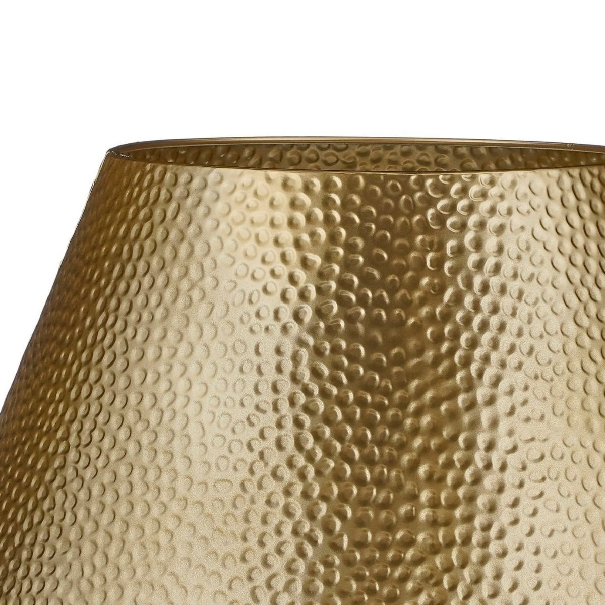 Goudkleurige metalen kerstboomrok, 50 × 30 × 26 cm