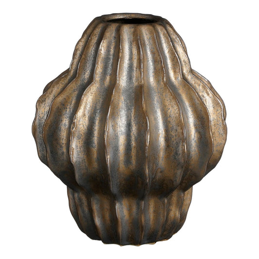 Vaas Altea brons keramiek, 28 x 24,5 cm