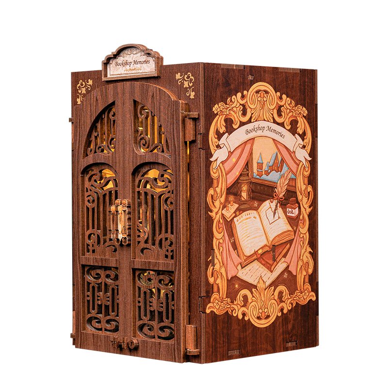 DIY book nook Bookshop Memories, 17 cm