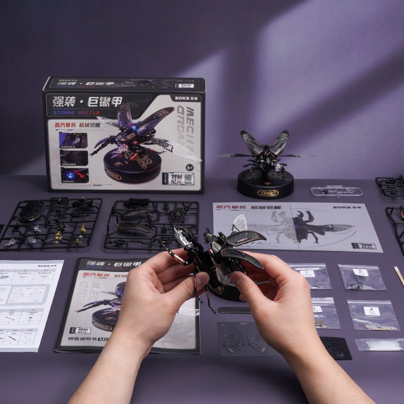 Mechanisch bouwpakket Storm Beetle robot 18,5 × 11,5 × 10 cm – 115 onderdelen