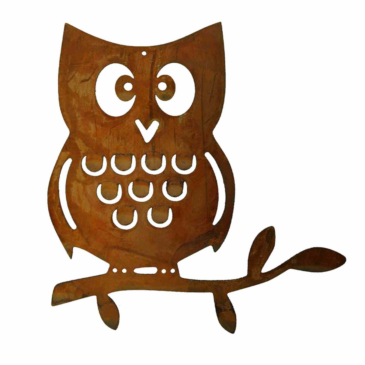 Paulinchen decoratieve uil met roestpatina, 15 of 20 cm