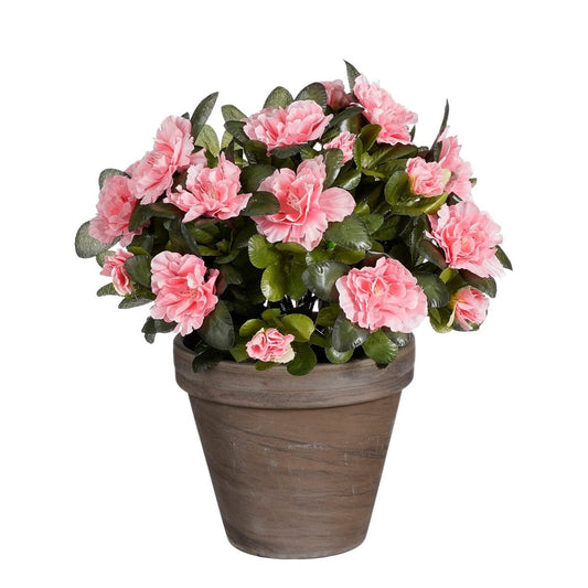 Azalea perzik kunstplant, 31 cm