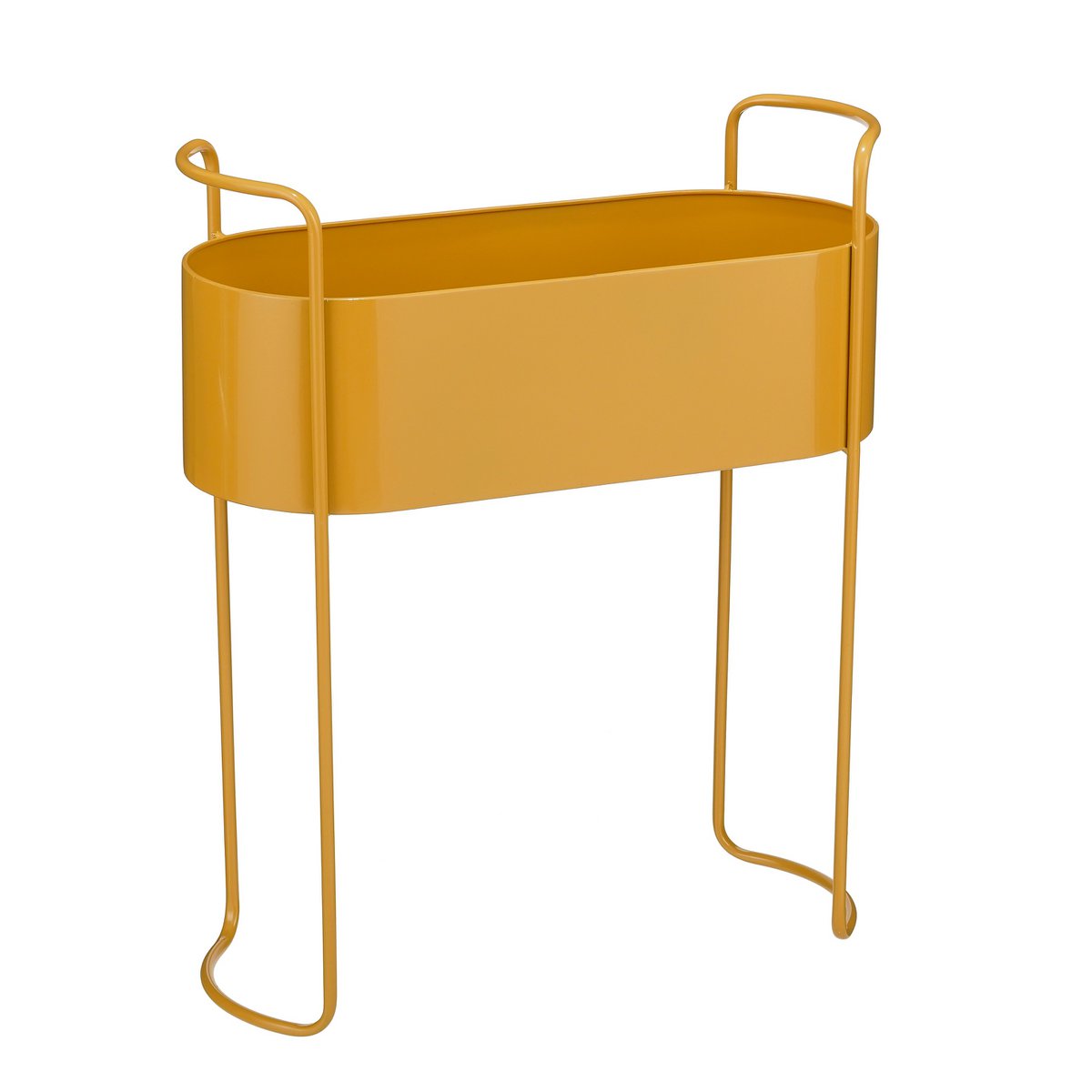 Moritz plantenbak op standaard, bruin, 55 × 24 × 65 cm