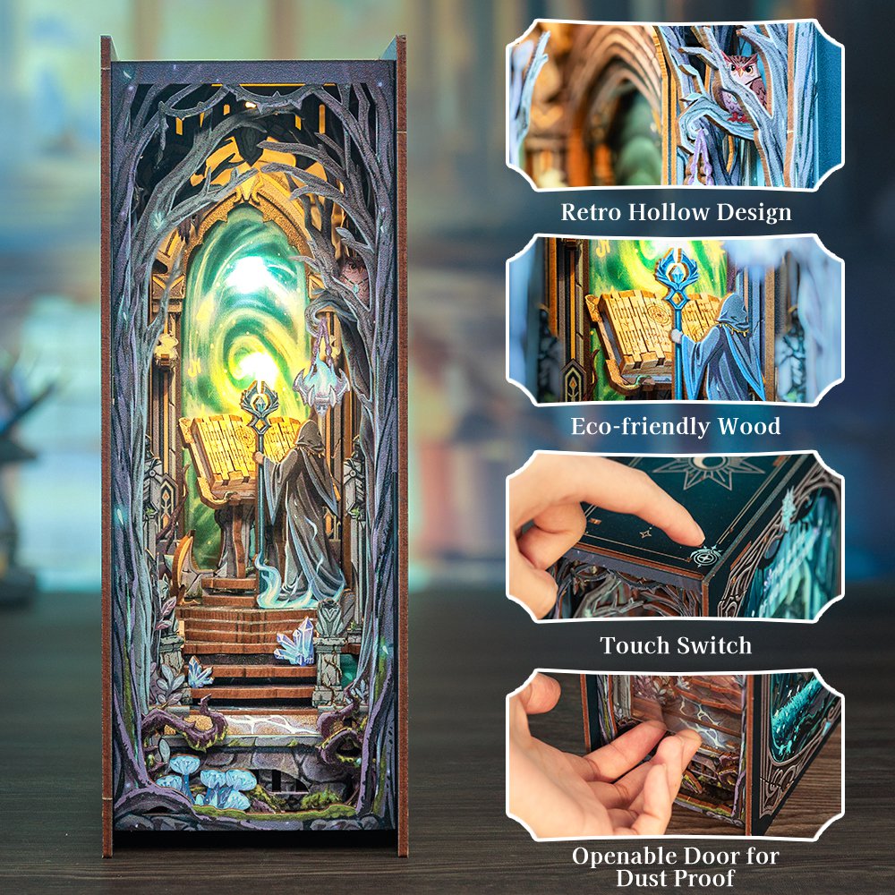 DIY book nook The Gate of Wonderland, 22 cm