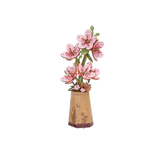 Houten bouwpakket sakura bloem, 22,5 cm