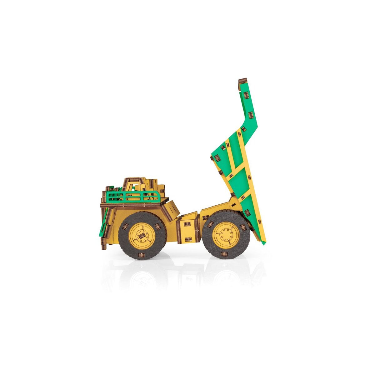 Mining Dump Truck Belaz-7513E houten 3D puzzel, 17 × 9 × 10 cm