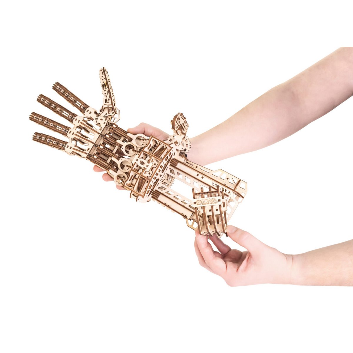 Cyber Hand mechanische houten puzzel, 20 × 12 × 46,2 cm