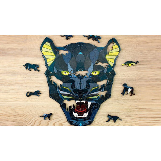 Houten legpuzzel panter M 102 stukjes, 31 × 28 cm