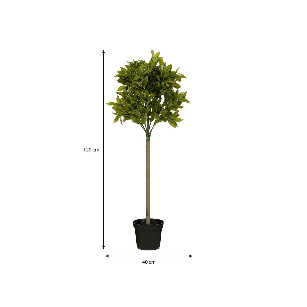 Laurierboom kunstplant, 120 cm