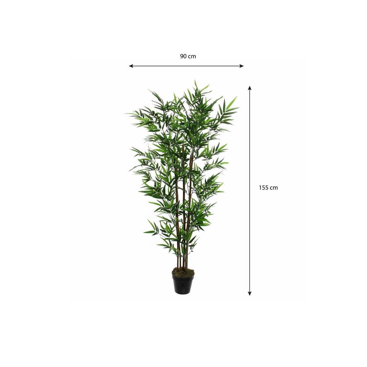 Bamboe kunstplant, 155 cm