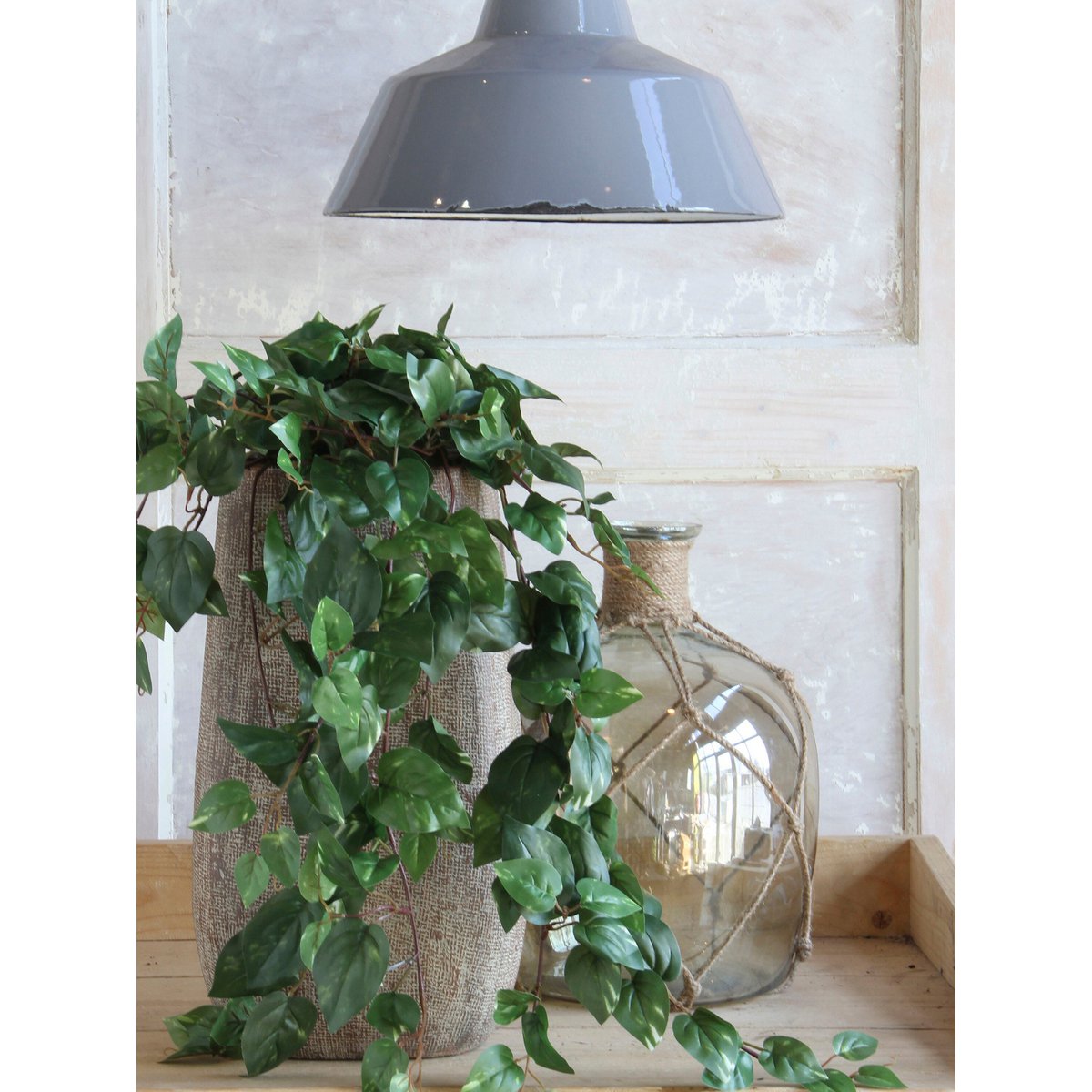 Scindapsus hangende kunstplant, 45 cm