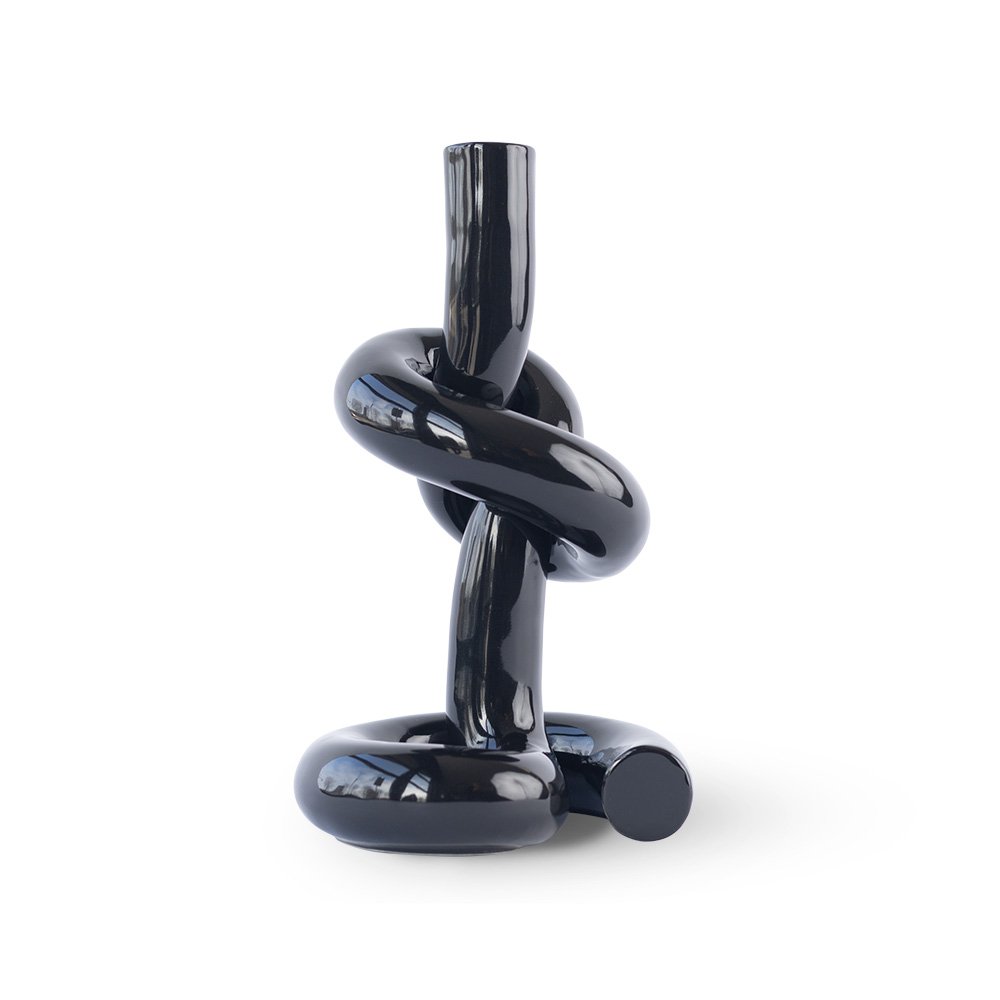 Knotted CandleHolder kandelaar, 13 × 12 × 23 cm
