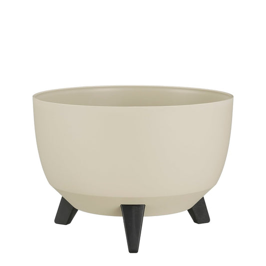 Doppio bloempot op poten, beige, 18,5 cm Ø33 cm