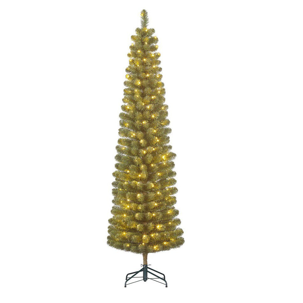 Charlton kunstkerstboom met verlichting, 185 cm, Ø 53 cm