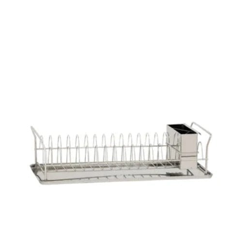 Afdruiprek met lekbak en bestekhouder, 45 cm