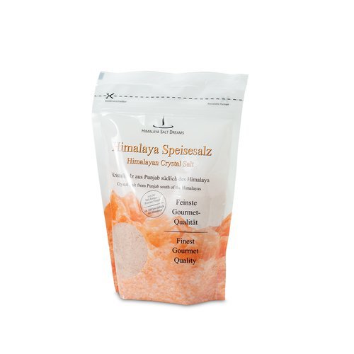 Natuurlijk oranje kristalzout fijn voor zoutvaatjes 500 gram
