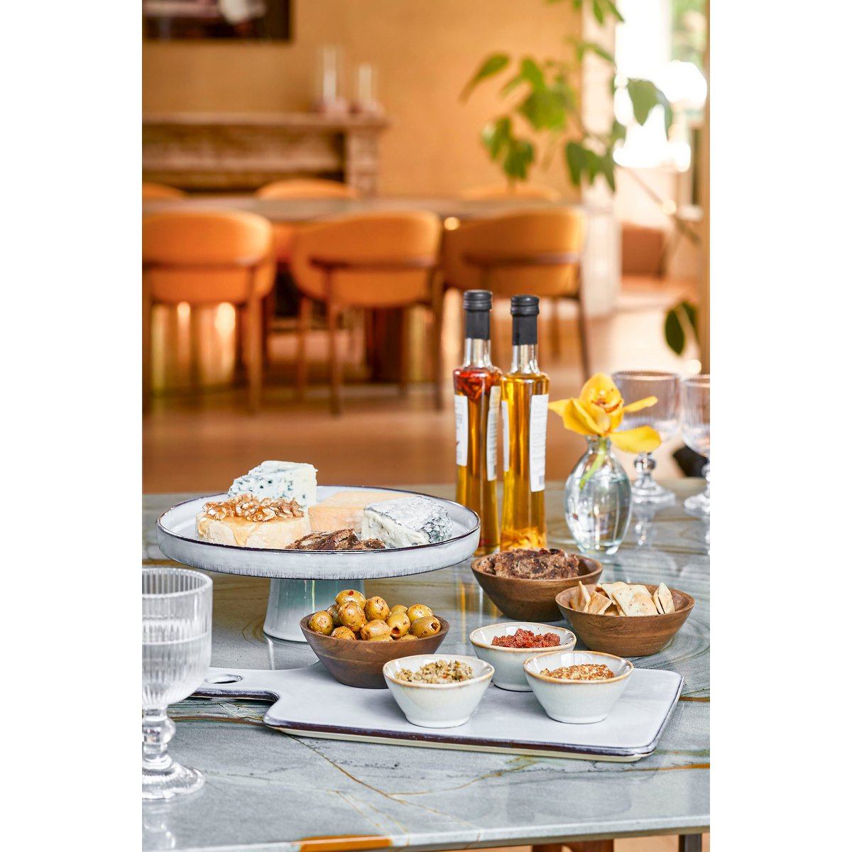 Mica Decorations Racco Snijplank – Steen Grijs (40 x 22 x 2 cm)