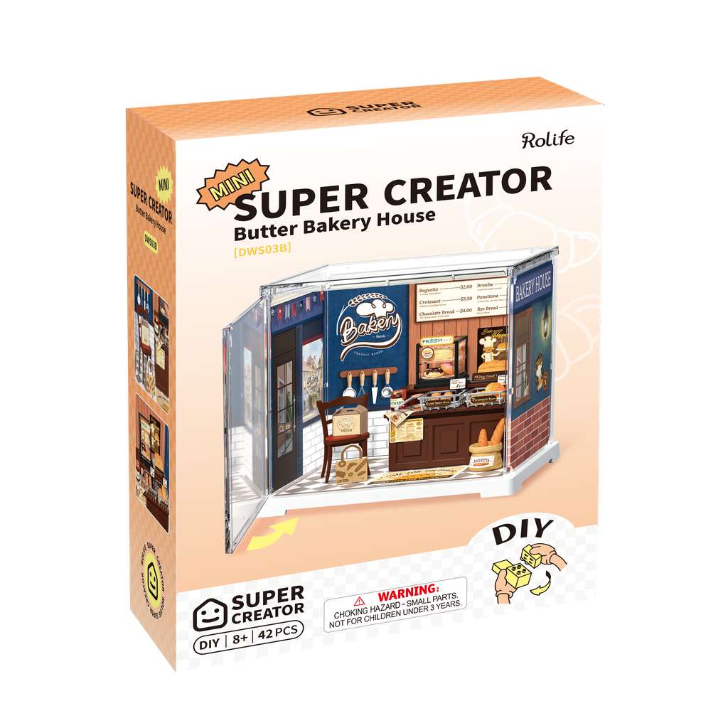DIY huisje Butter Bakery House met LED