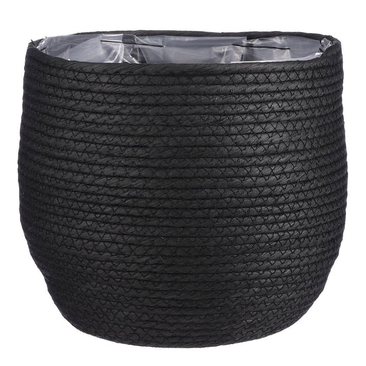 Jorck mand, zwart, 24 × Ø 26 cm
