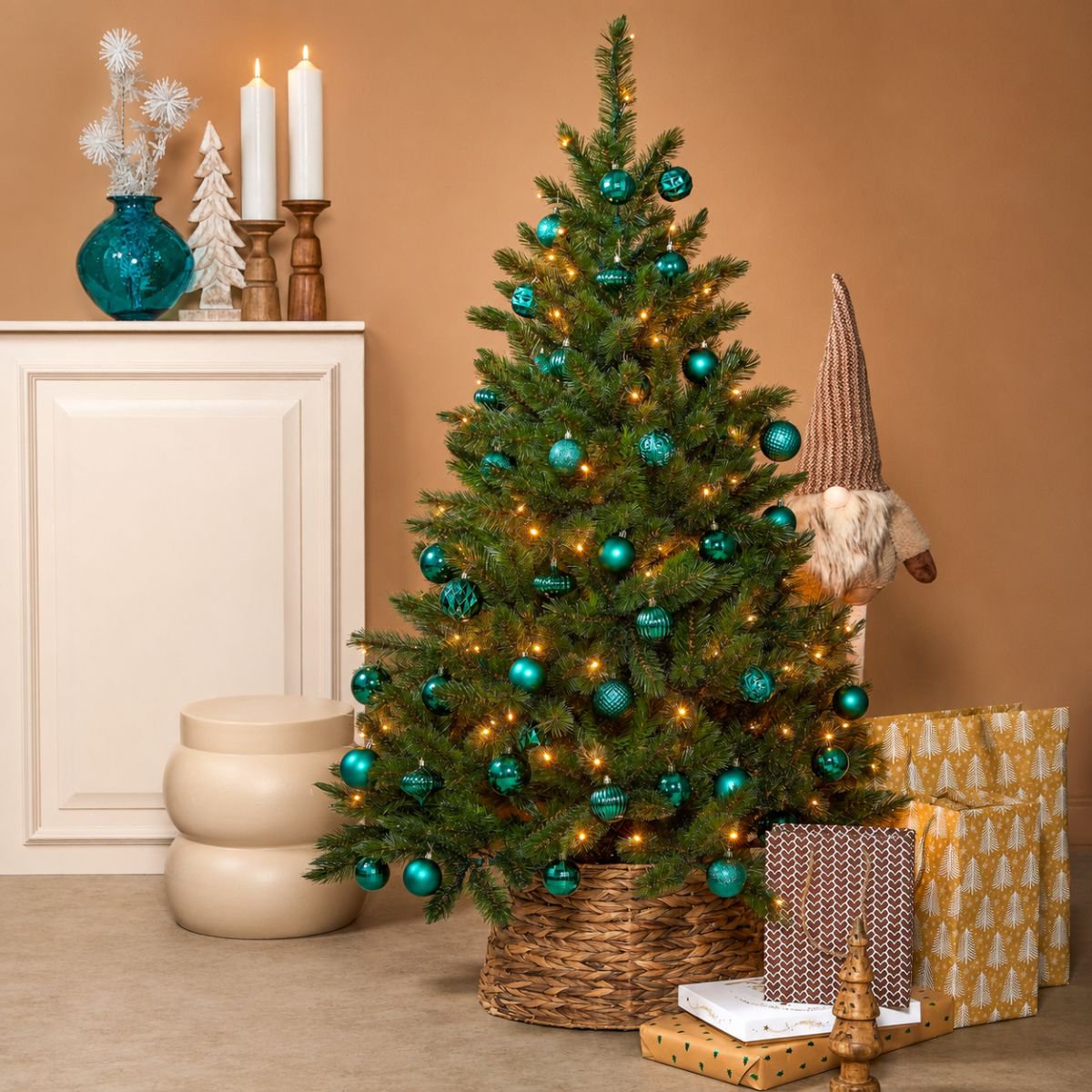 Kunstkerstboom Bristlecone, groen, 120 cm