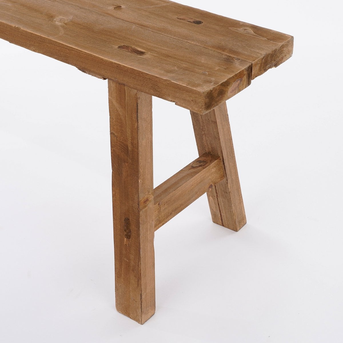 Bold houten bankje, 108 x 30 x 37 cm