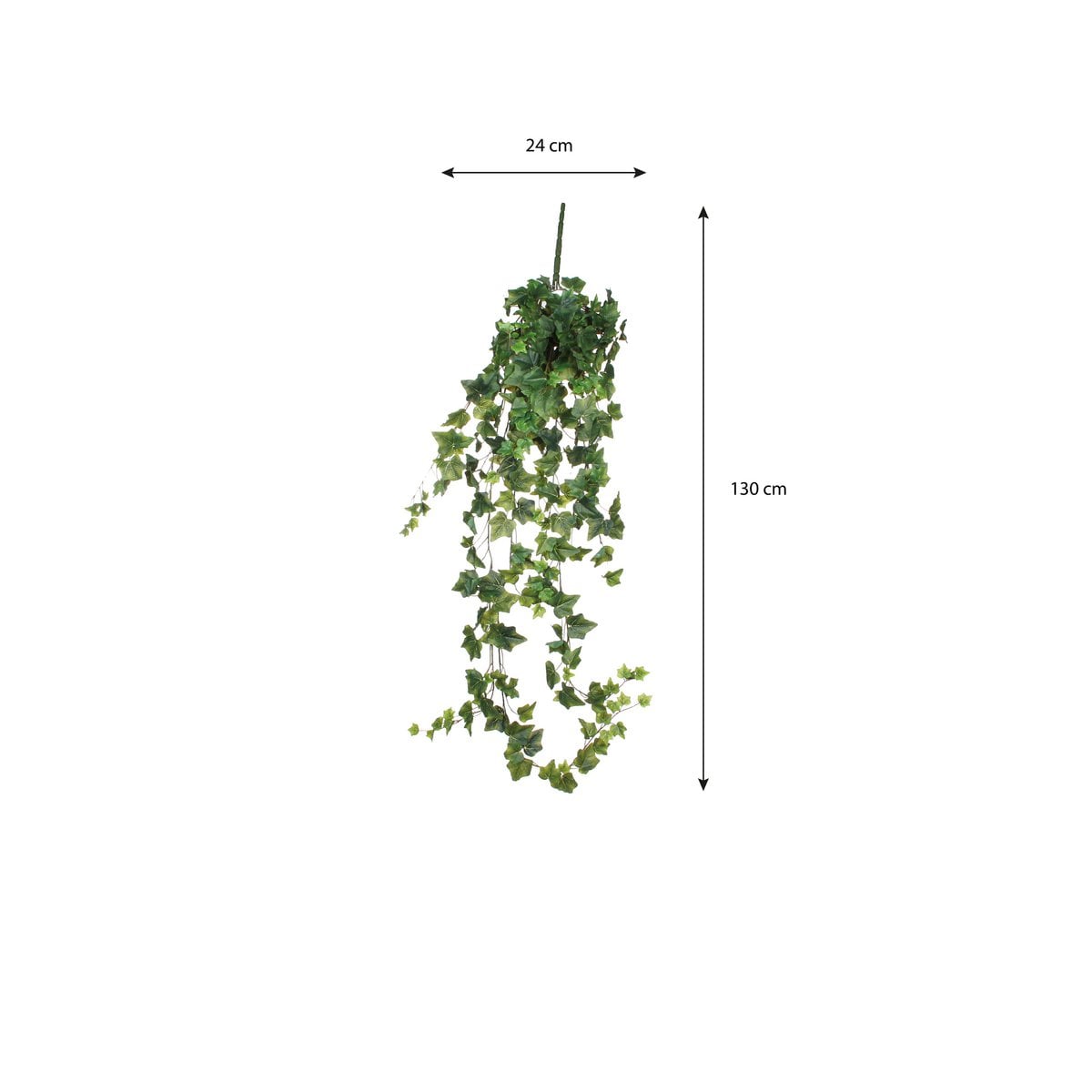 Hedera hangende kunstplant, 130 cm