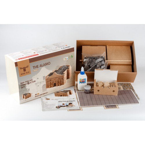 Fort Alamo 3D bouwstenen, 53 × 41 × 11 cm