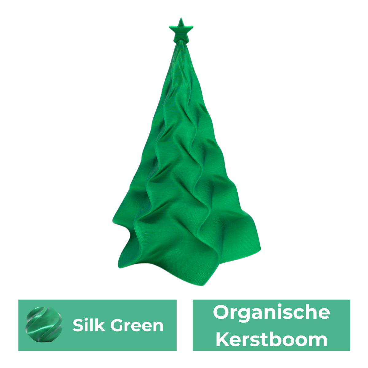 Organische kerstboom, 15 of 20 cm