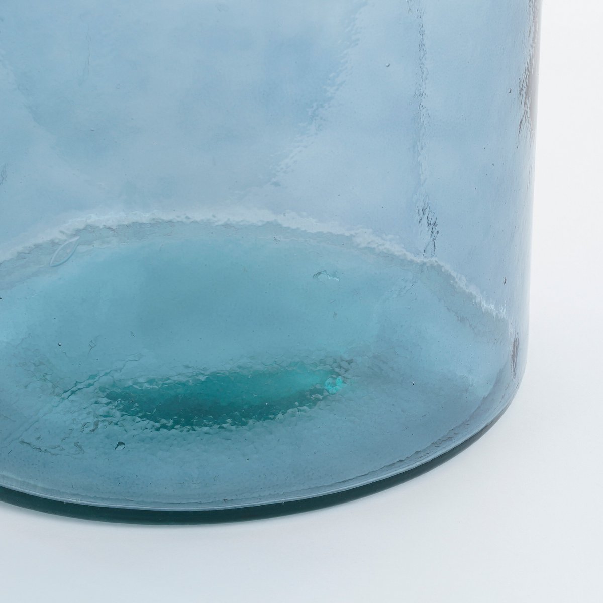 Mica Decorations Guan Flesvaas – Gerecycled Glas Blauw (H75 x Ø25 cm)