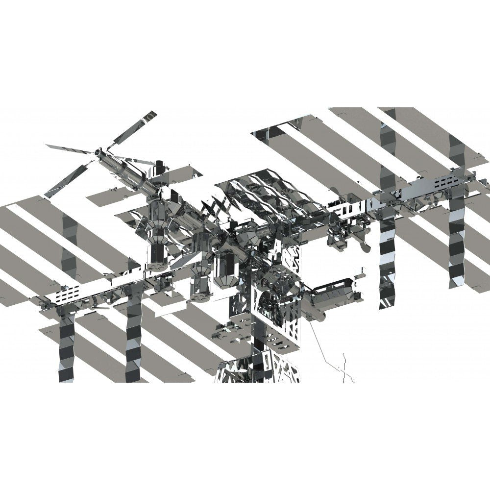 3D metalen bouwpakket Astronauts Lodge ruimtebasis 19,8 × 23,4 × 22,9 cm – 229 onderdelen