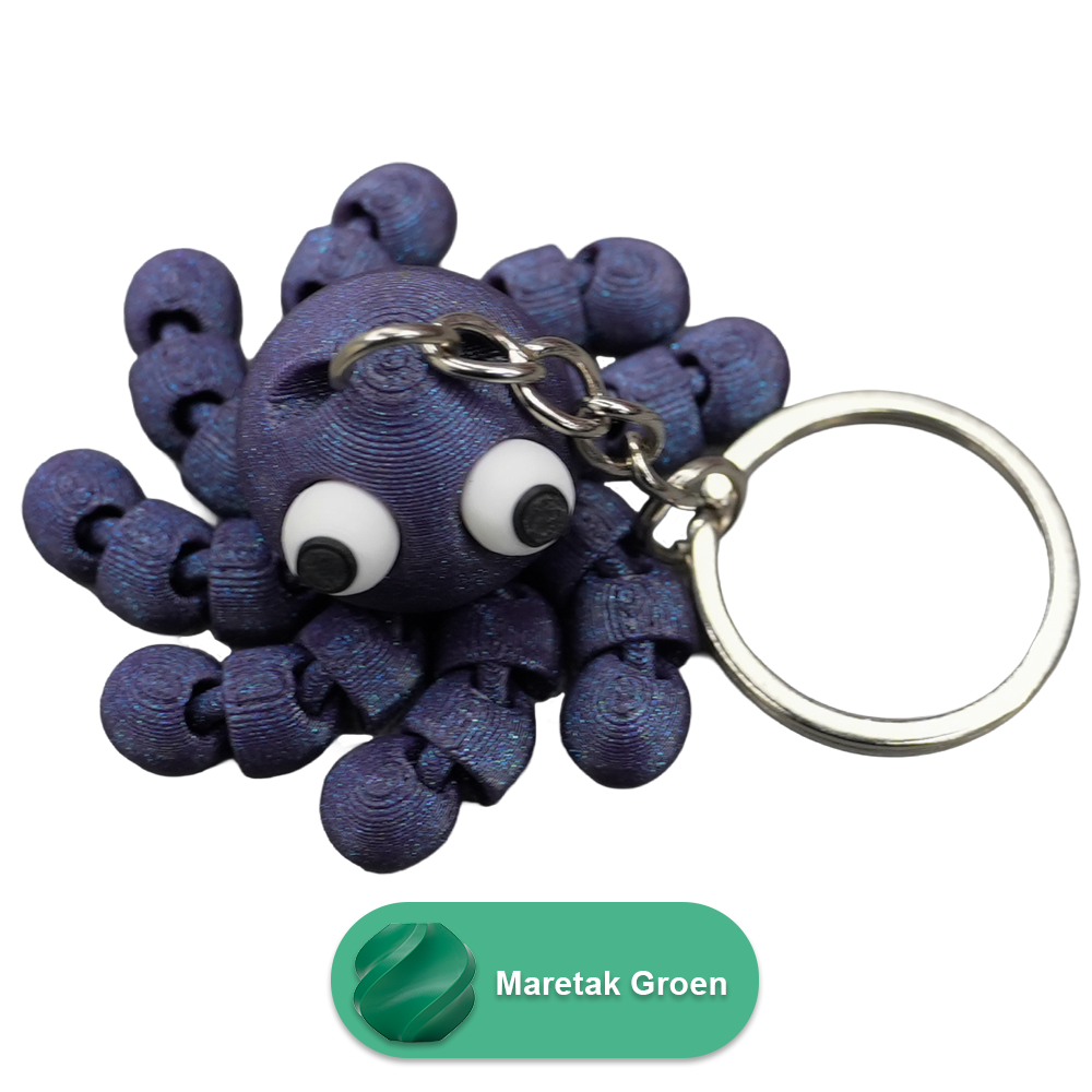 Flexi Octopus sleutelhanger