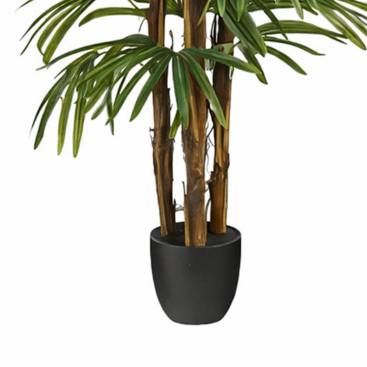 Raphispalm kunstplant met pot, groen, 150 cm