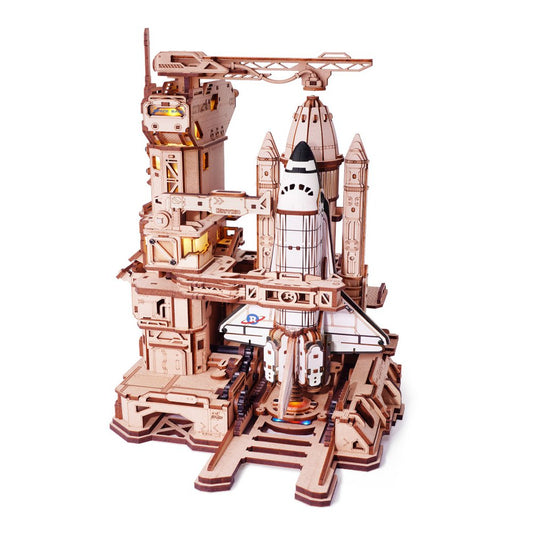 DIY 3D houten puzzel Space Shuttle, 24,9 x 19 x 27,2 cm