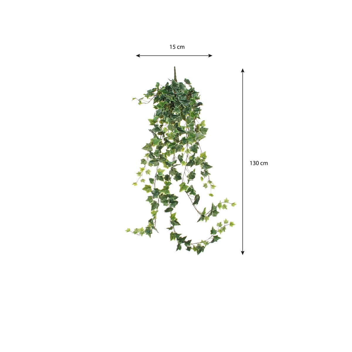 Hedera hangende kunstplant, 130 cm