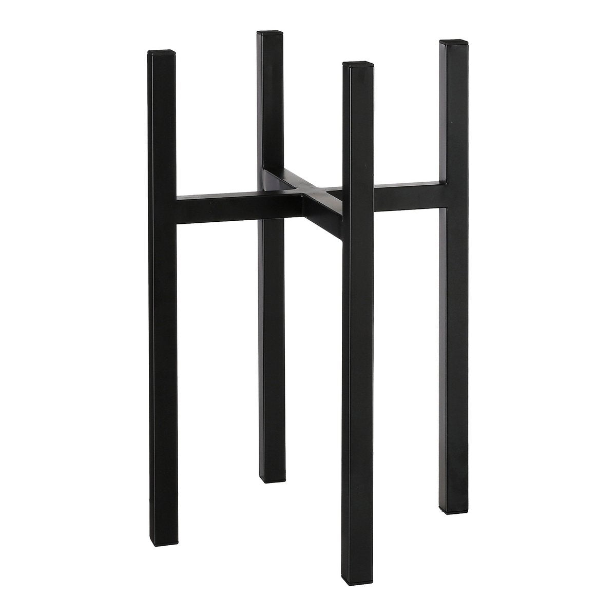 Ascot plantenstandaard XL, zwart, 34 × 34 × 49,5 cm