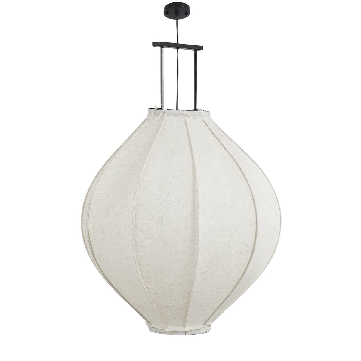Mica Decorations Pego hanglamp Japandi linnen Ø70 cm