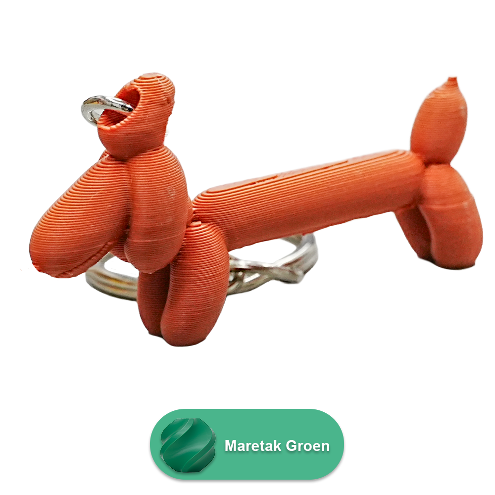 Wiener ballonhond sleutelhanger