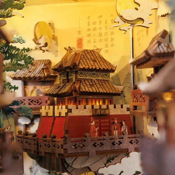 Su Dongpo's Life book nook, 18 × 11 × 23 cm