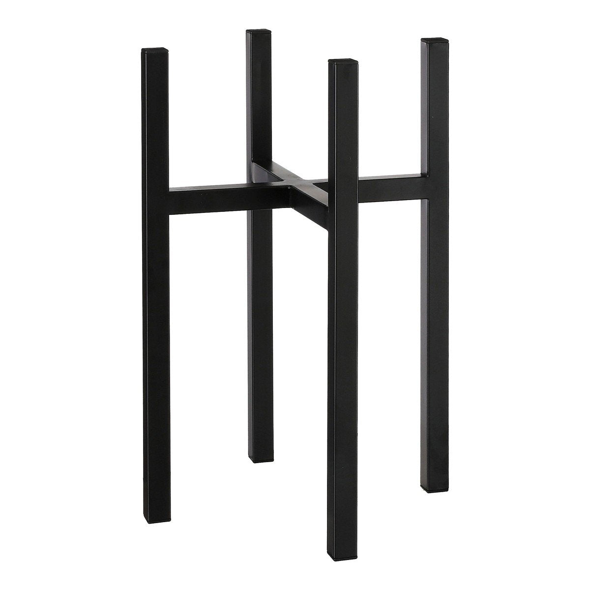 Ascot plantenstandaard XL, zwart, 34 × 34 × 49,5 cm