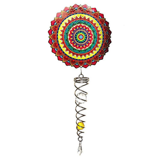 Zonvanger Spin Art Mandala Mexico Artist Crystal Tail 60 cm