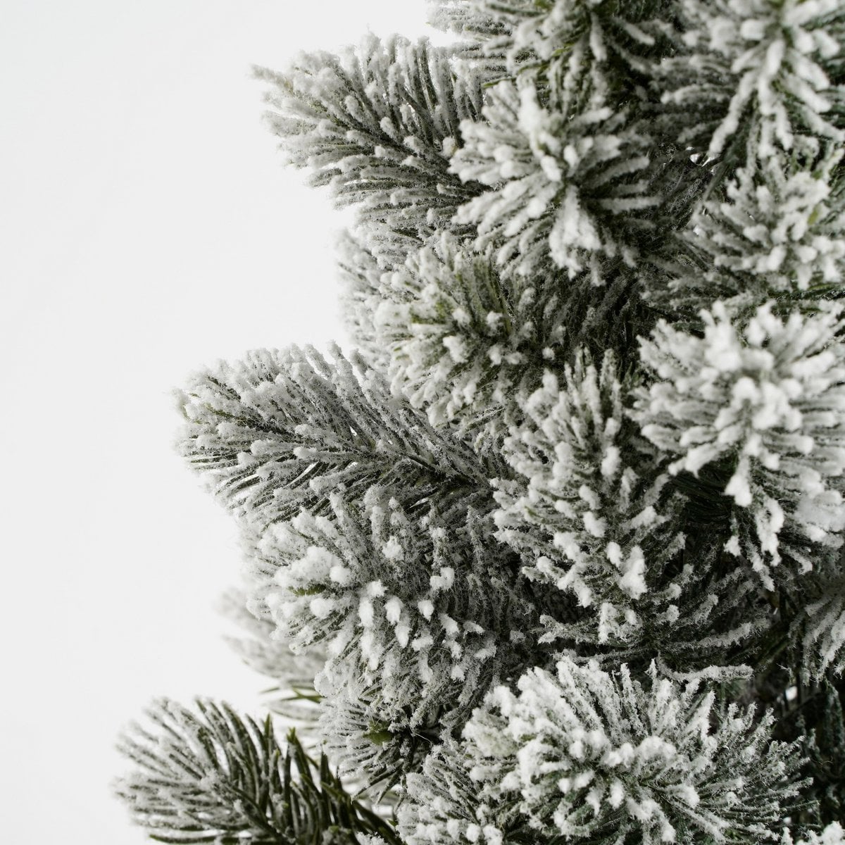 Besneeuwde kunstkerstboom in jute, 60 cm