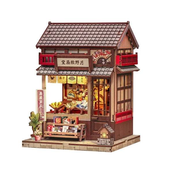 Tsukino Eogi miniatuurhuisje, 14 × 14 × 19 cm
