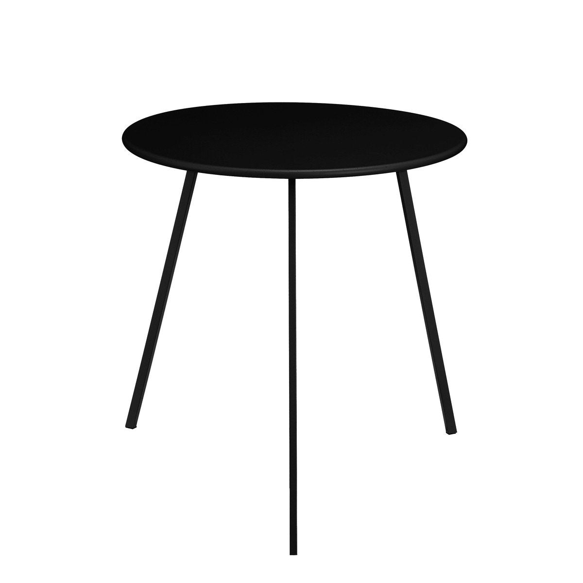 Seattle bijzettafel voor binnen en buiten, zwart, 50 × 50 × 50 cm