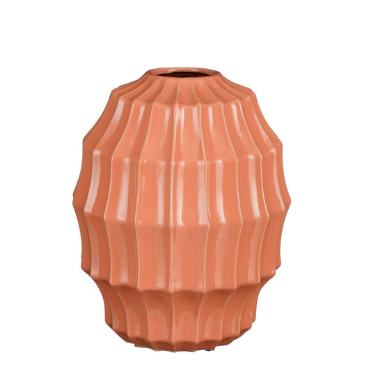 Vaas Pippa roze keramiek 33 x 27 cm