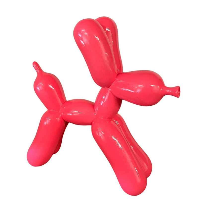 Ballonhond, roze, 16,5 cm