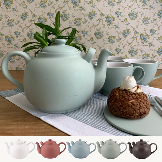 Theepot met RVS zeef, 2,5 liter