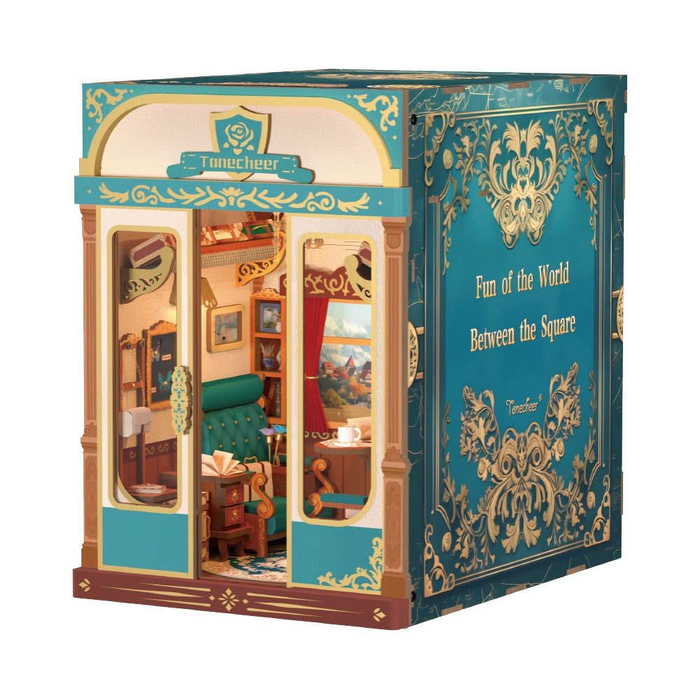 European Travels book nook, 15,8 × 22,4 × 22,5 cm