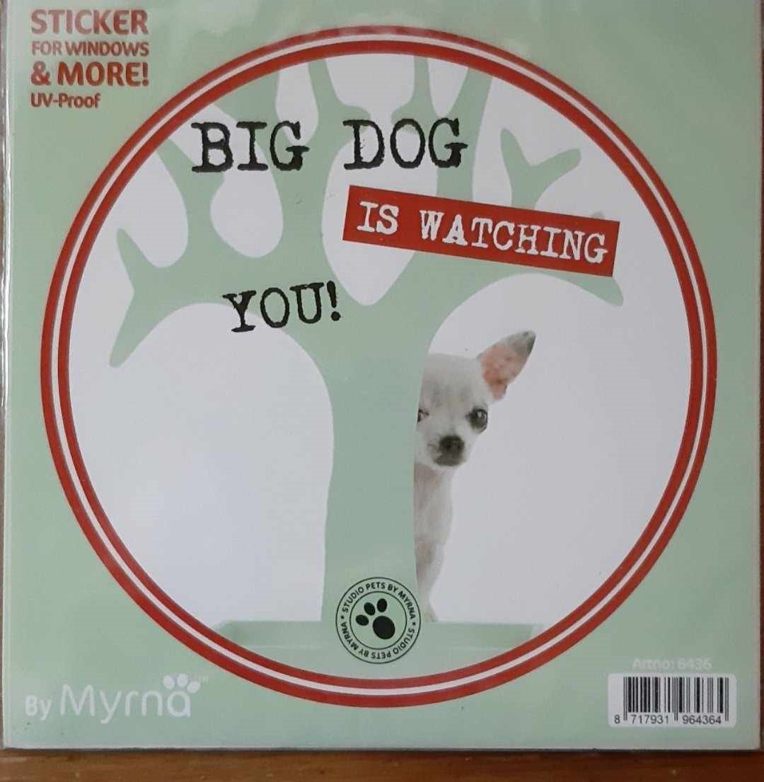 Big dog sticker