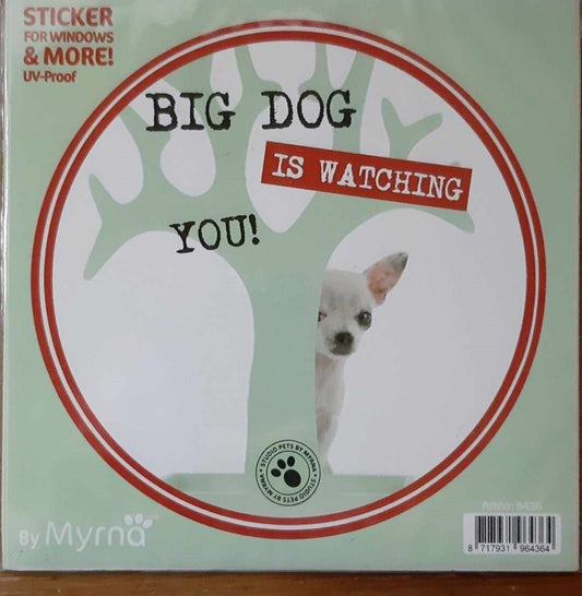Big dog sticker
