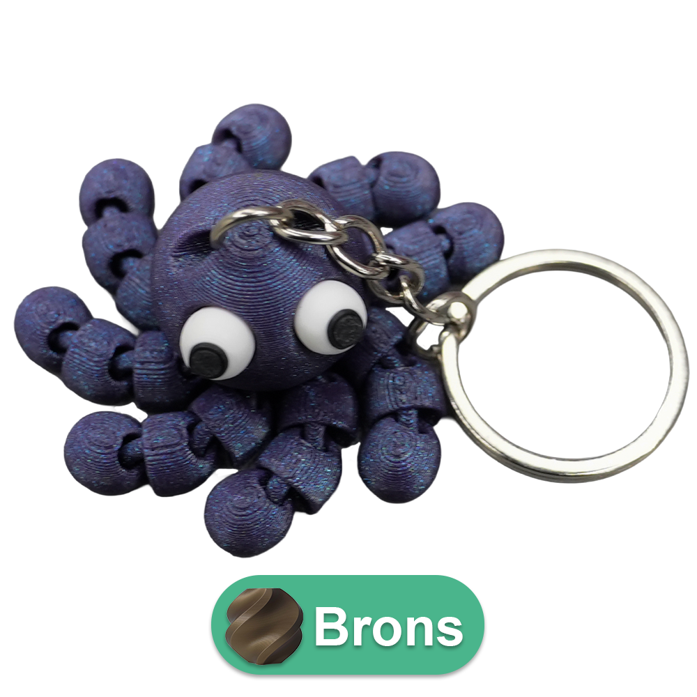 Flexi Octopus sleutelhanger